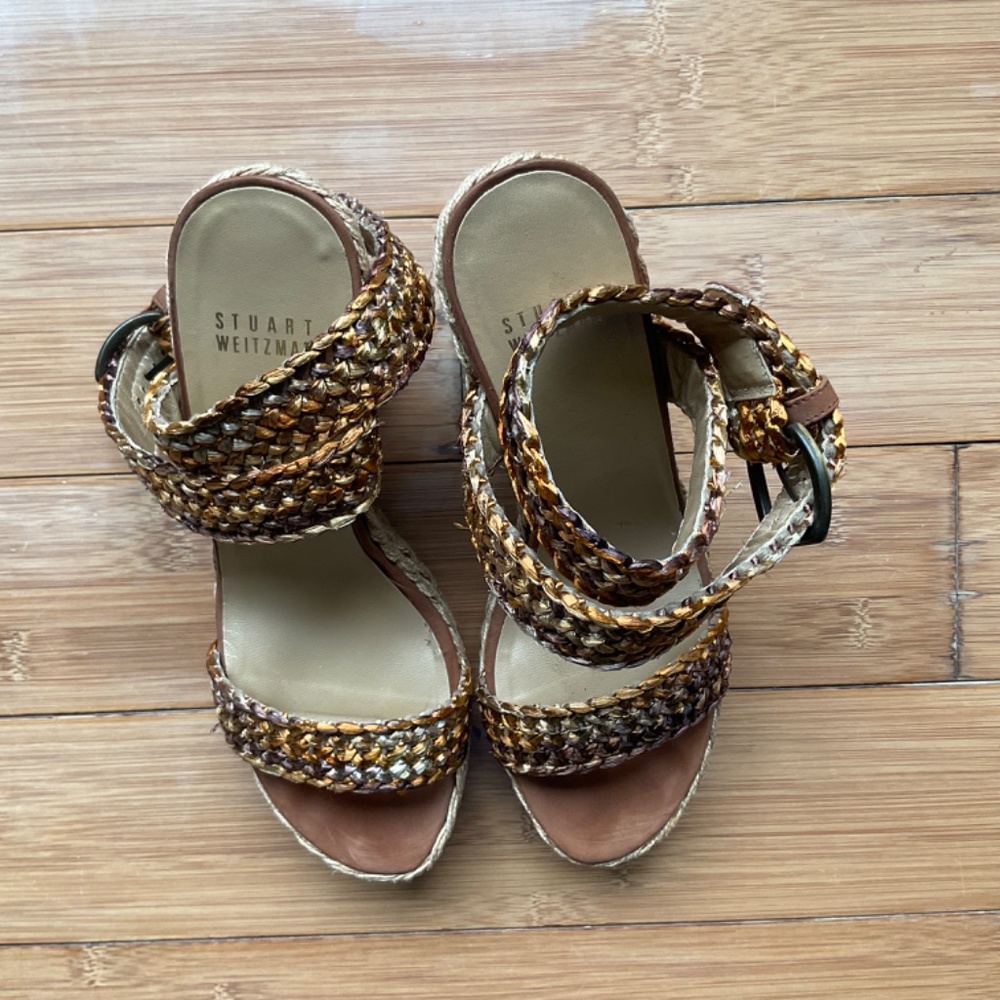 Stuart Weitzman Rafia wedges - Picture 4 of 4